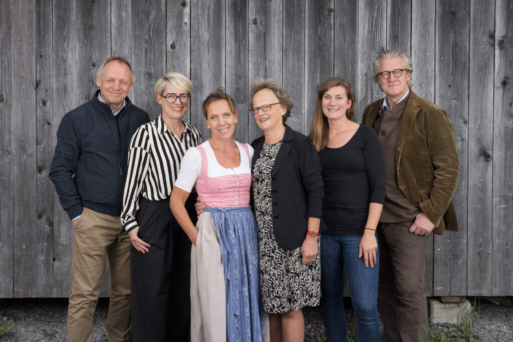 V. l. Christian Mooslechner, Valerie Besl, Regina Stocker, Catrin Neumüller, Clara Reimitz, Philipp Blom.